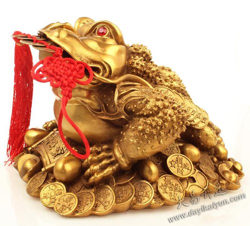 吉祥物,招财吉祥物,金蟾,金元宝,吉祥物摆放,大易开运